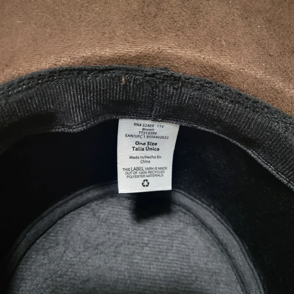 NEW SUPER CUTE Flat Round Brimmed hat with Braided band - Picture 4 of 4